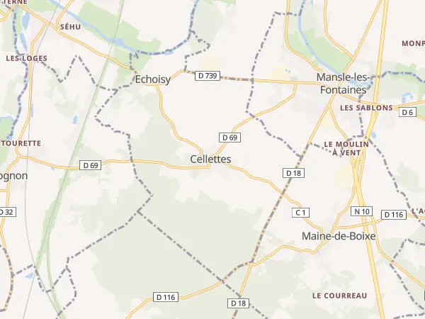 Plan de Cellettes