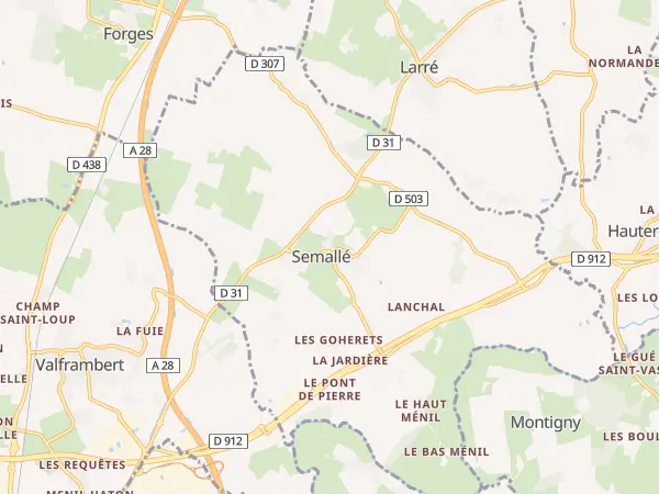 Plan de Semallé