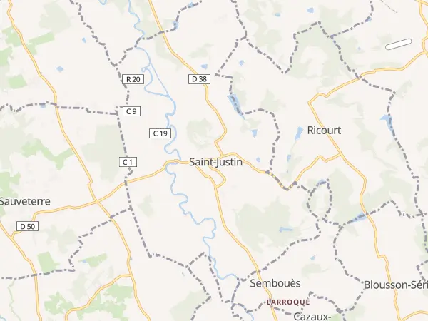 Plan de Saint-Justin