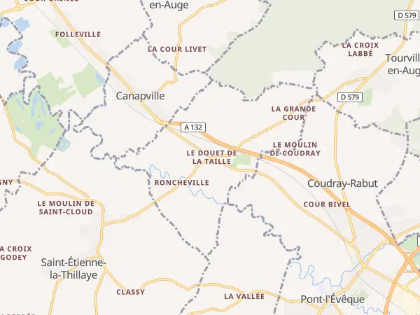 Plan de Saint-Martin-aux-Chartrains
