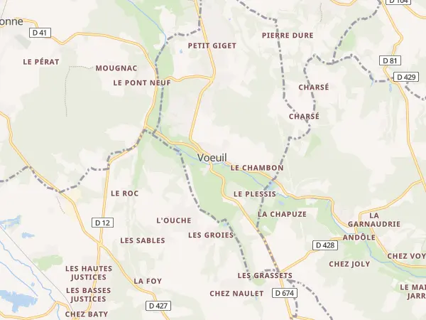 Plan de Vœuil-et-Giget