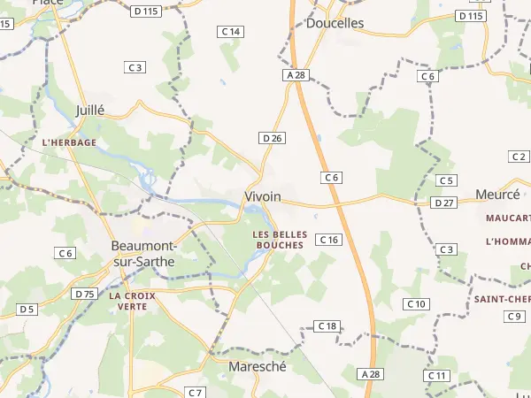 Plan de Vivoin