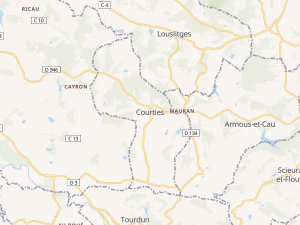 Plan de Courties