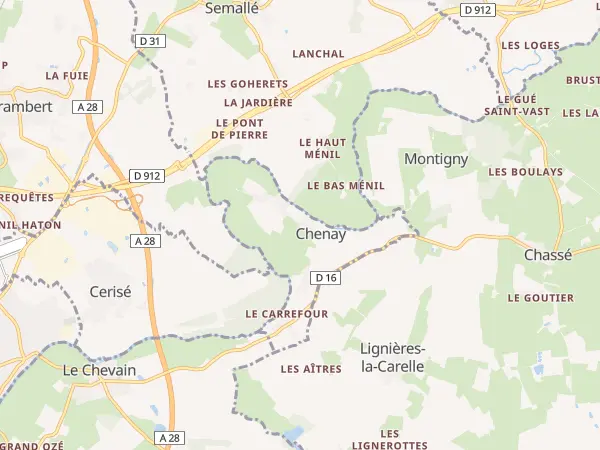 Plan de Chenay