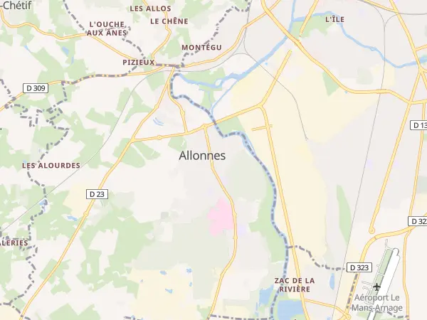 Plan de Allonnes
