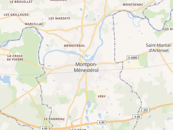 Plan de Montpon-Ménestérol