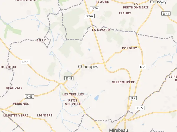 Plan de Chouppes