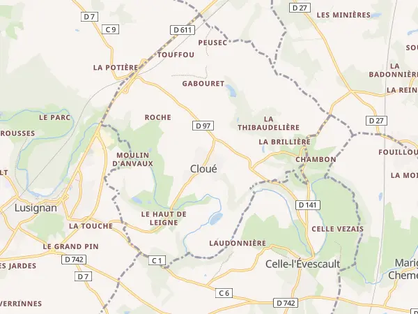 Plan de Cloué