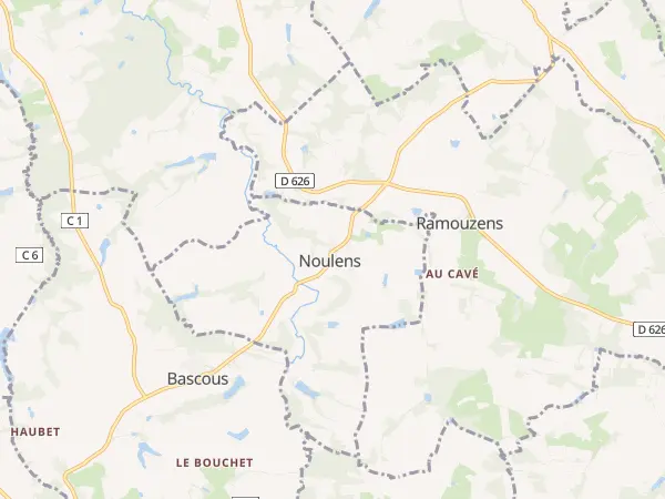 Plan de Noulens