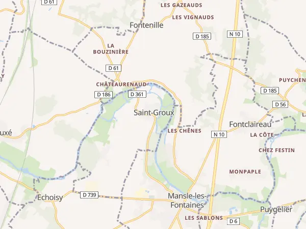 Plan de Saint-Groux
