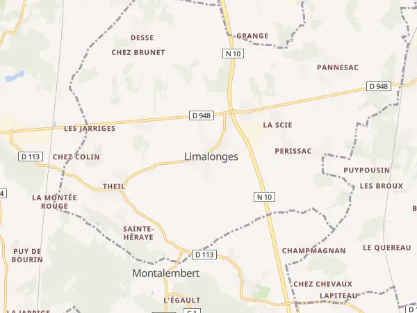 Plan de Limalonges