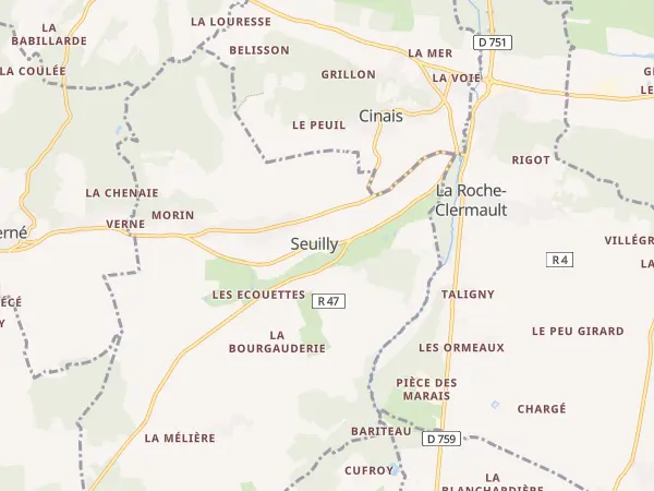 Plan de Seuilly