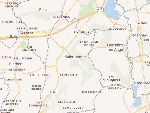 Plan de Saint-Hymer