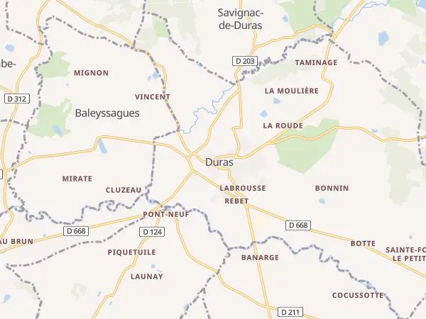 Plan de Duras