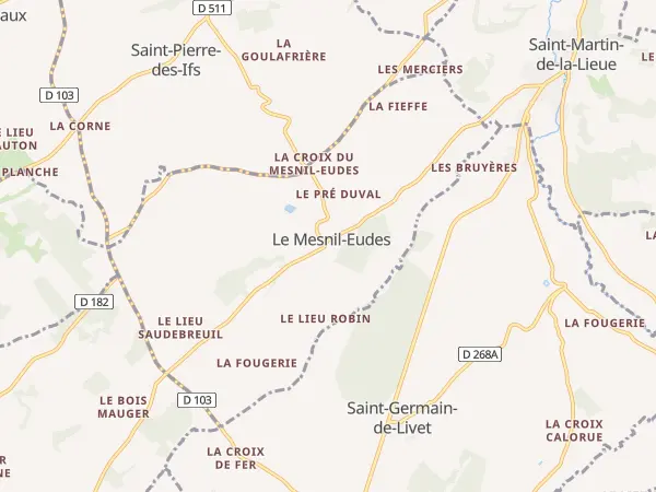 Plan du Mesnil-Eudes