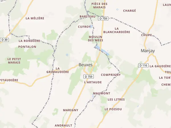 Plan de Beuxes
