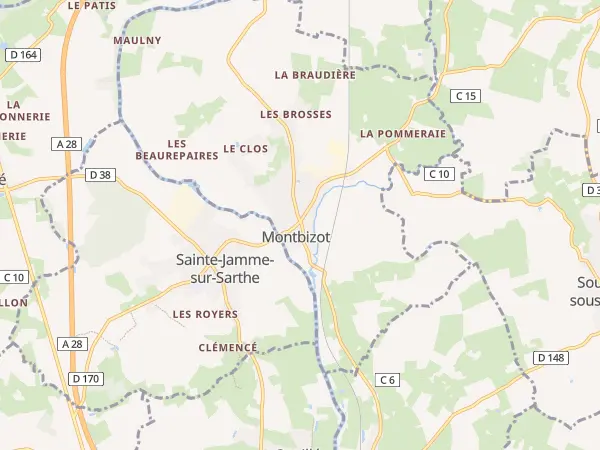 Plan de Montbizot