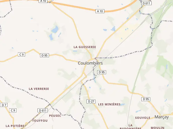 Plan de Coulombiers