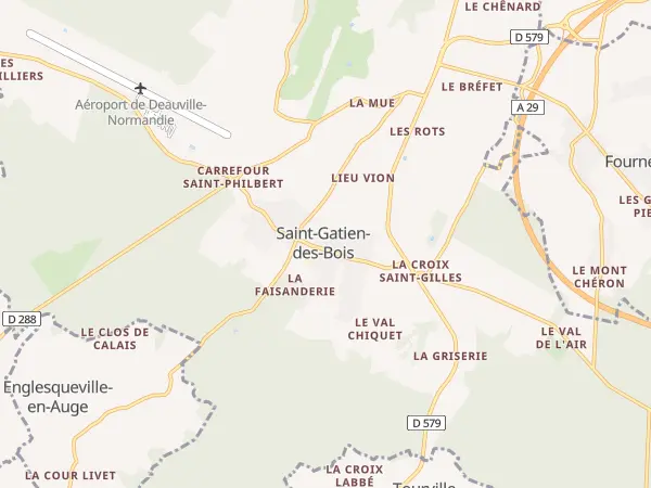 Plan de Saint-Gatien-des-Bois