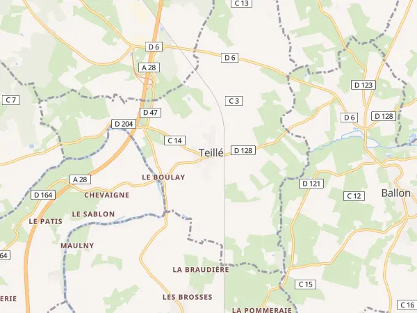 Plan de Teillé