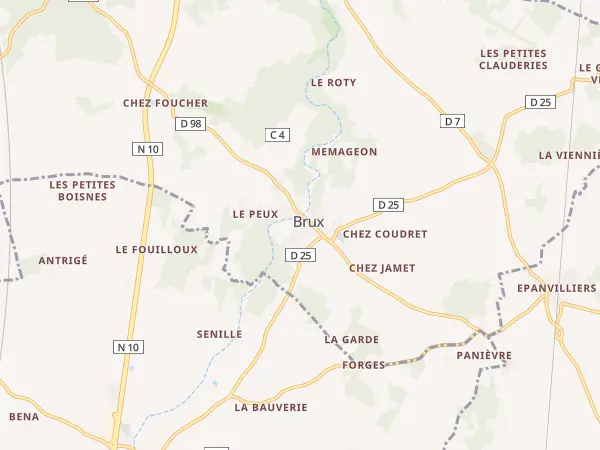 Plan de Brux
