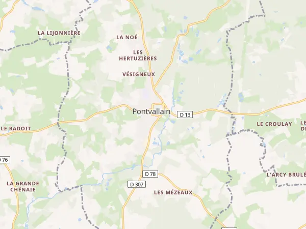 Plan de Pontvallain