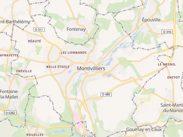 Plan de Montivilliers