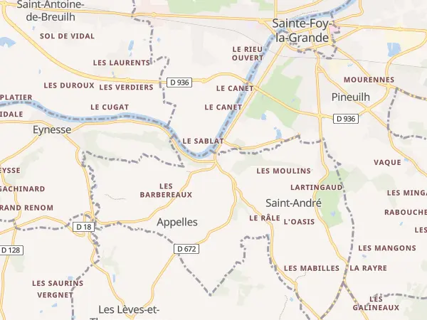 Plan de Saint-André-et-Appelles
