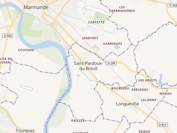 Plan de Saint-Pardoux-du-Breuil