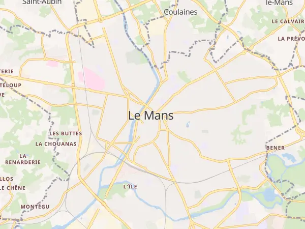 Plan du Mans