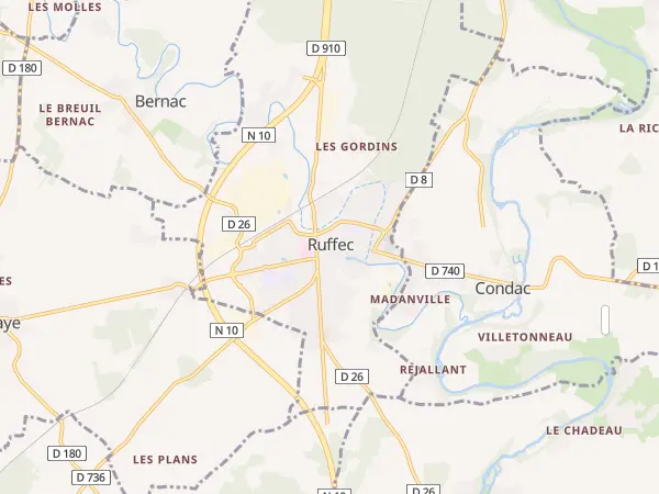Plan de Ruffec