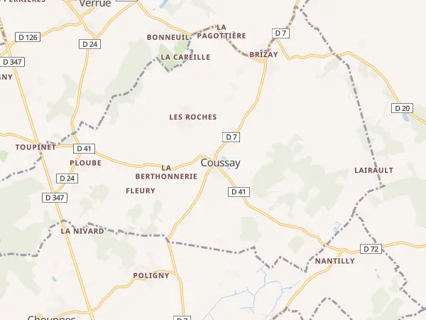 Plan de Coussay
