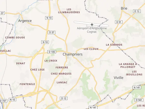 Plan de Champniers