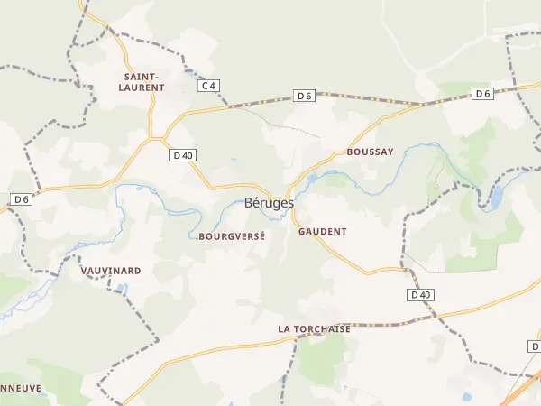 Plan de Béruges