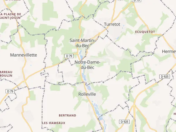Plan de Notre-Dame-du-Bec