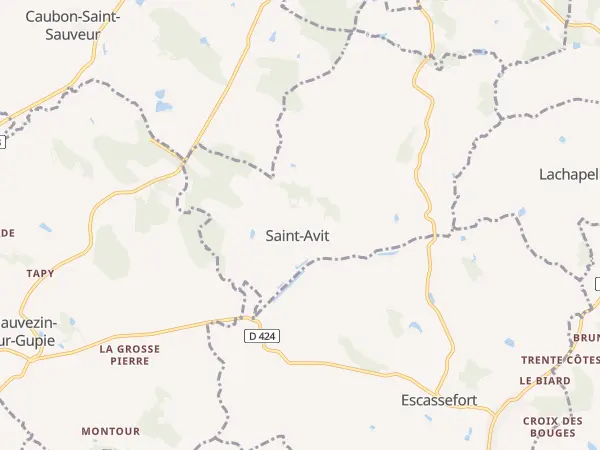 Plan de Saint-Avit