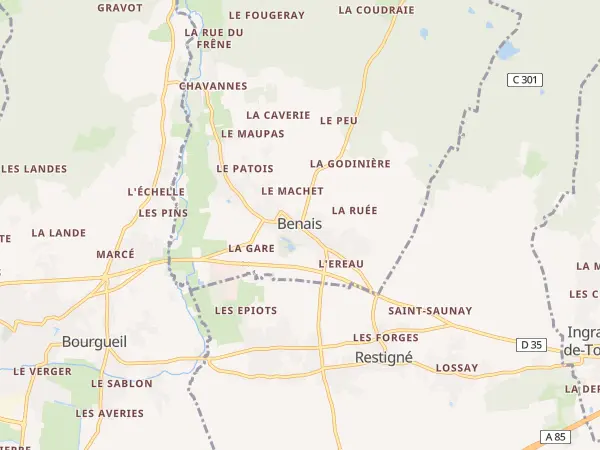 Plan de Benais