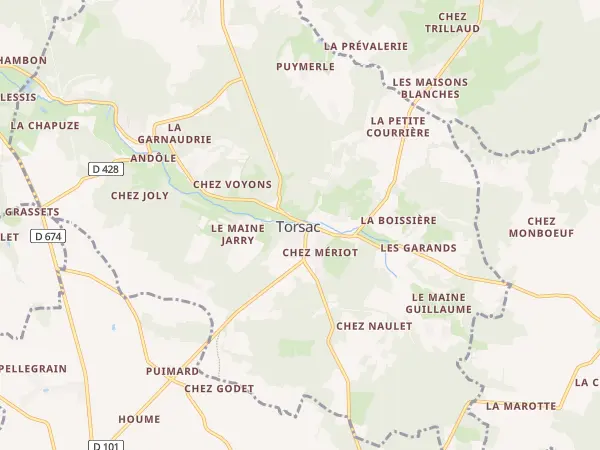Plan de Torsac