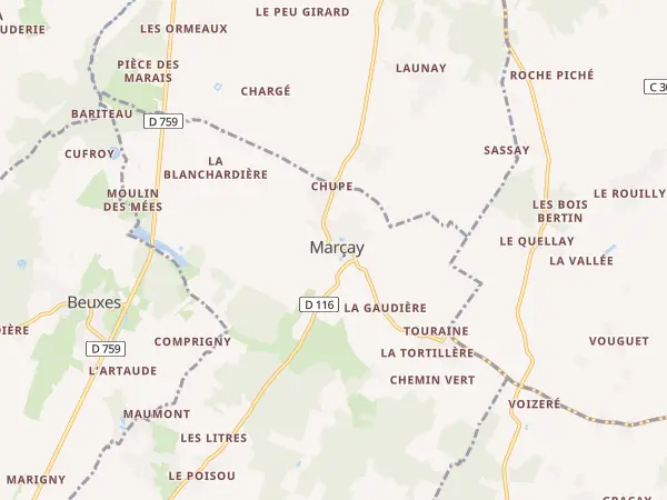Plan de Marçay
