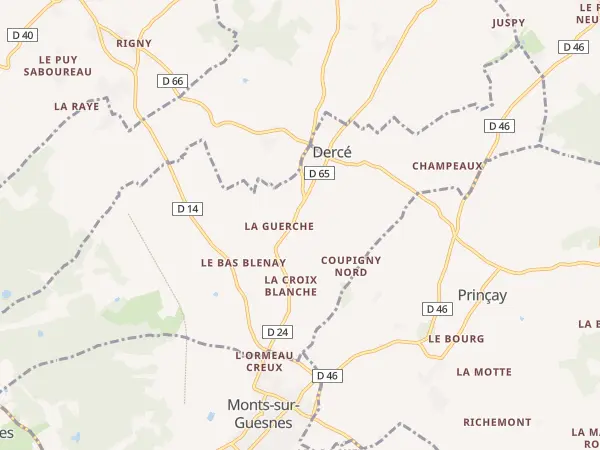 Plan de Dercé
