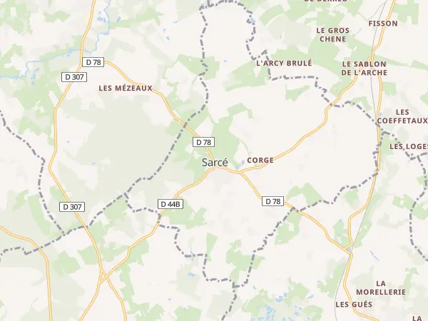 Plan de Sarcé