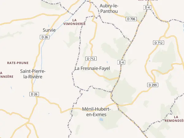 Plan de La Fresnaie-Fayel