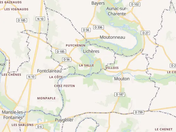 Plan de Lichères