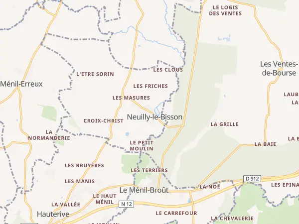 Plan de Neuilly-le-Bisson