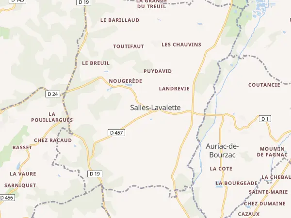 Plan de Salles-Lavalette