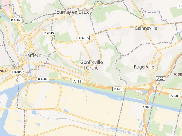 Plan de Gonfreville-l’Orcher