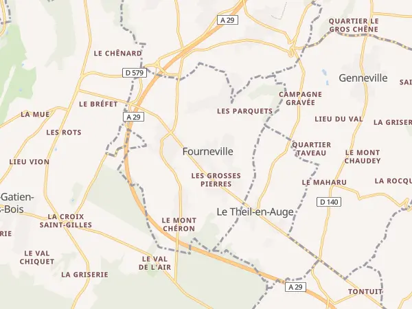 Plan de Fourneville