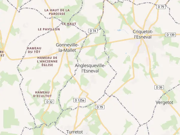 Plan de Anglesqueville-l’Esneval