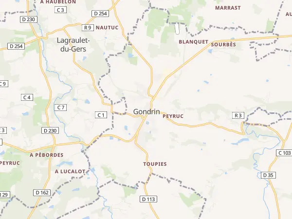 Plan de Gondrin