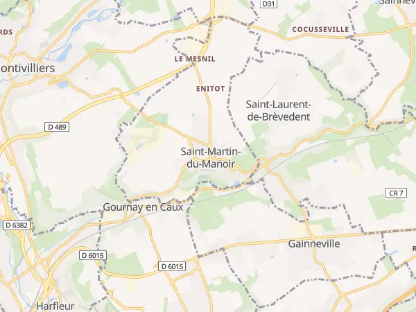 Plan de Saint-Martin-du-Manoir